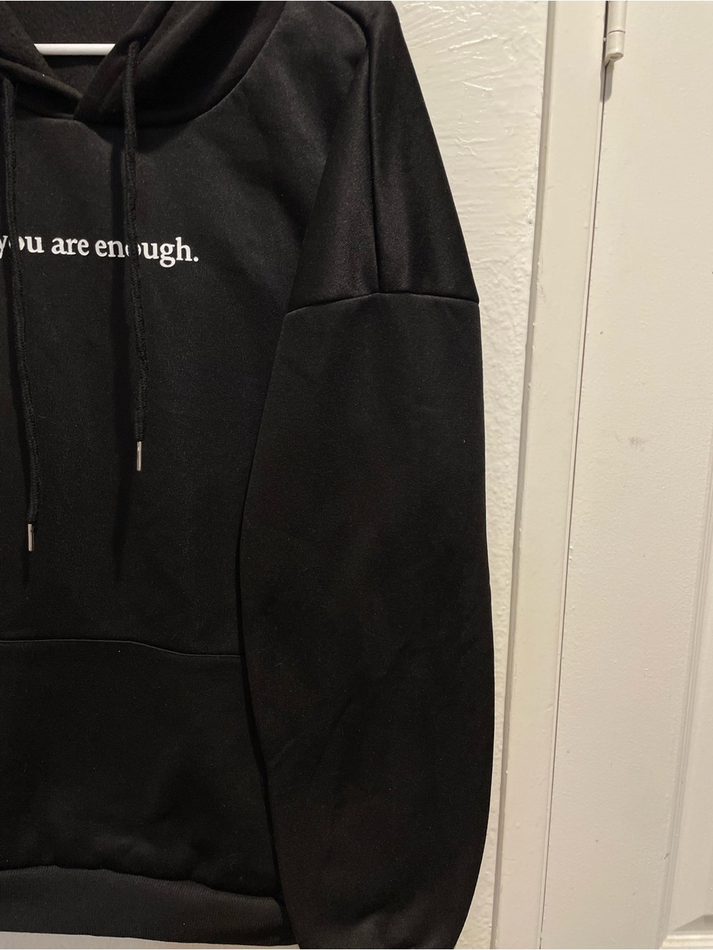 Dear Person Behind Me Black Positive Affirmation Back Graphic Hoodie 2XL - Picture 3 of 7